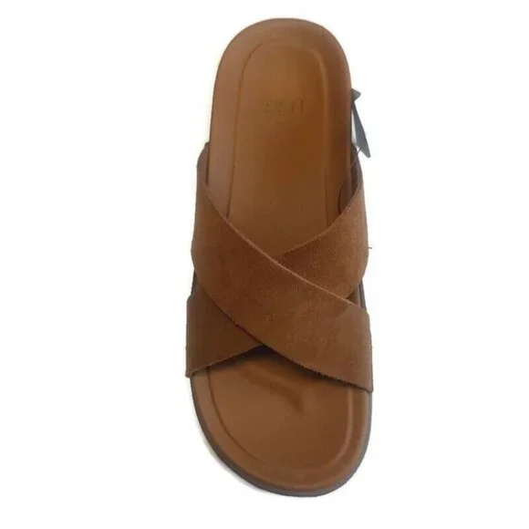 UGG Wainscott Slide Mens Size 9 Casual Sandal Chestnut Brown 1124902 - Picture 2 of 8